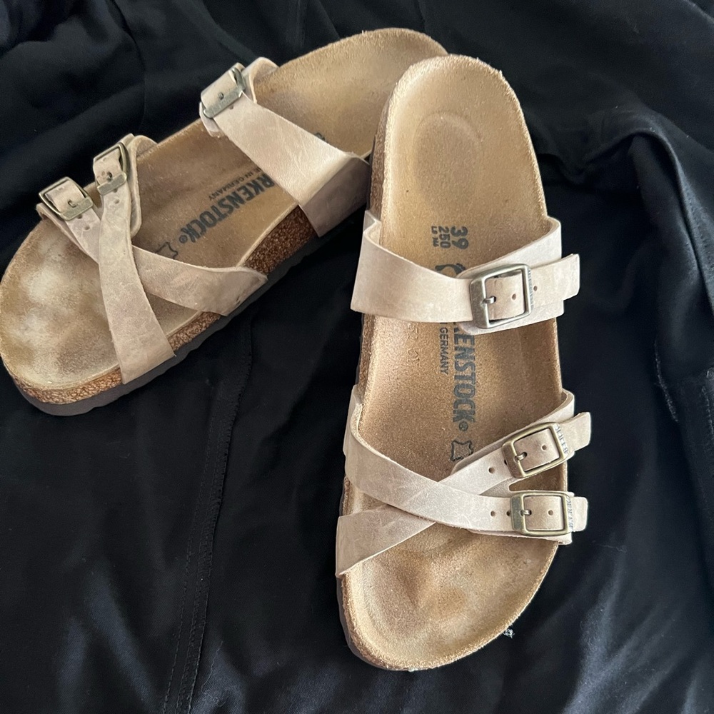 BIRKENSTOCK SUEDE SANDALS $50